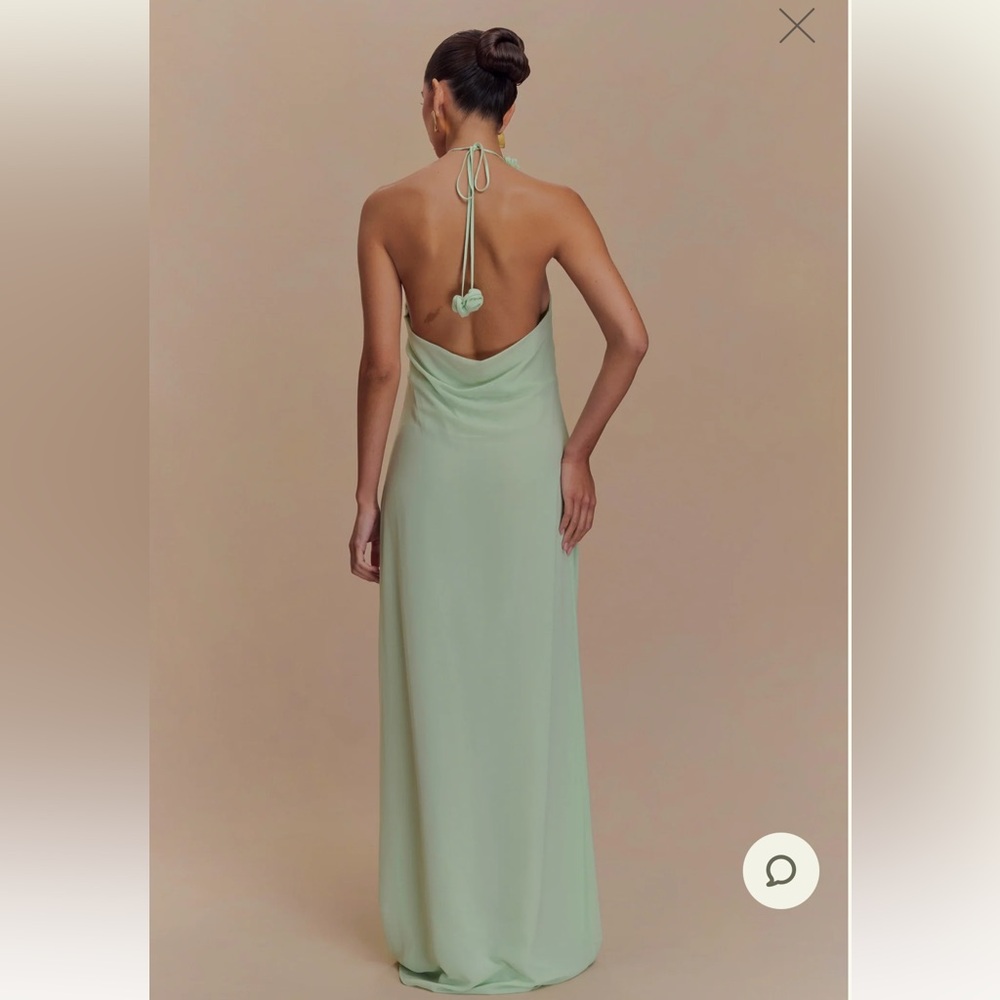 Meshki Mint Green Maxi Dress - Picture 2 of 3